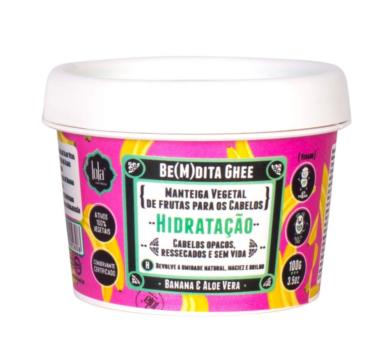 Máscara Hidratación Banana Bemdita Ghee 100g Lola Cosmetics