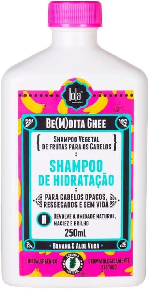Shampoo Hidratación Banana Bemdita Ghee 250ml Lola Cosmetics
