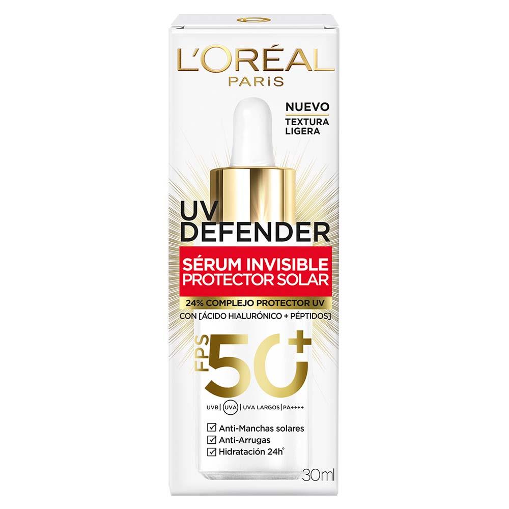 Serum Facial UV Defender FPS 50 30 ml L'Oréal Skin