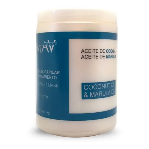 Máscara Nutritiva Coco y Marula 1kg Mav Profesional