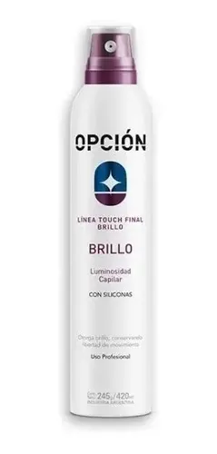 Opción Salón Brillo Aerosol Siliconado 440cc Opción