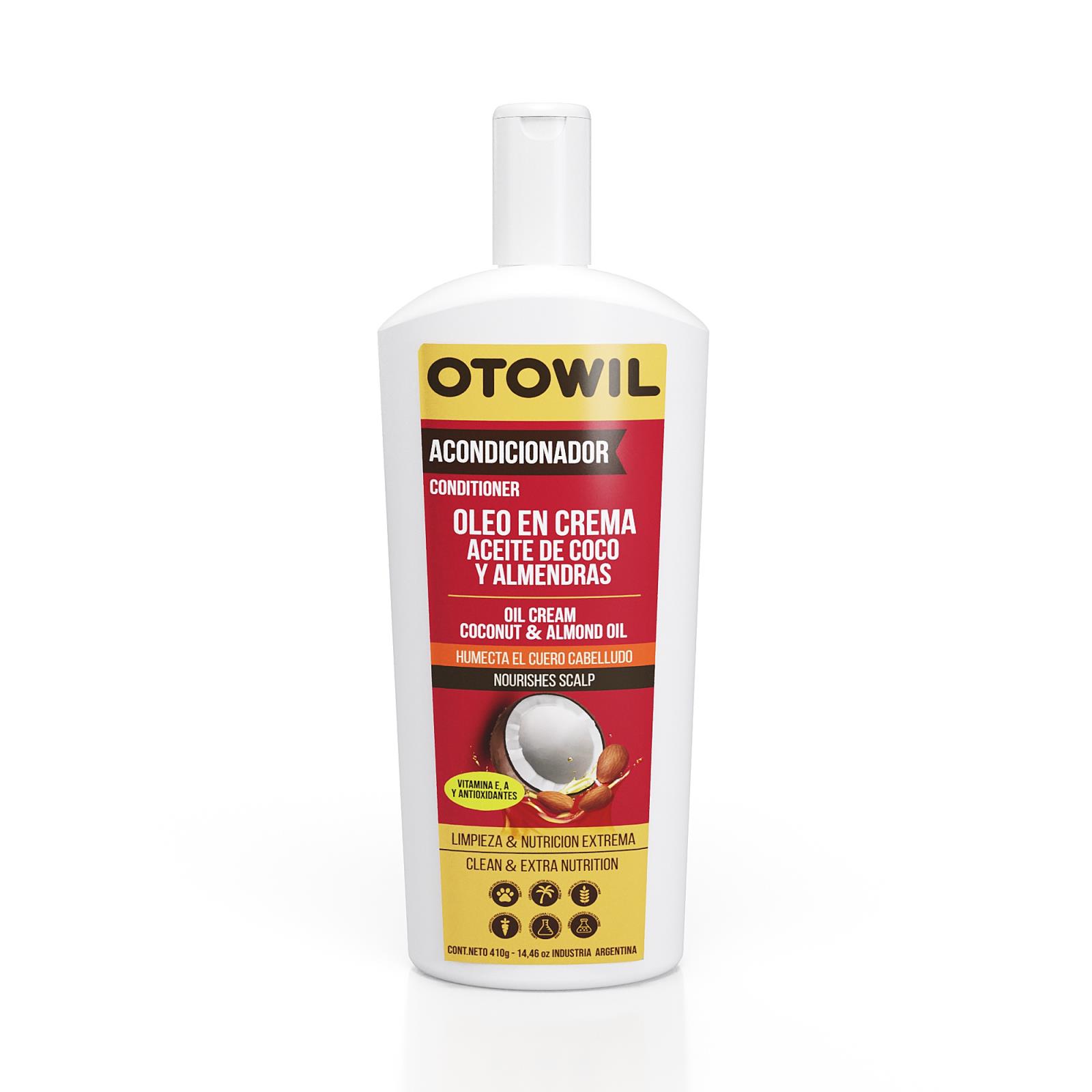 Shampoo Óleo Coco y Almendras Otowil 410ml