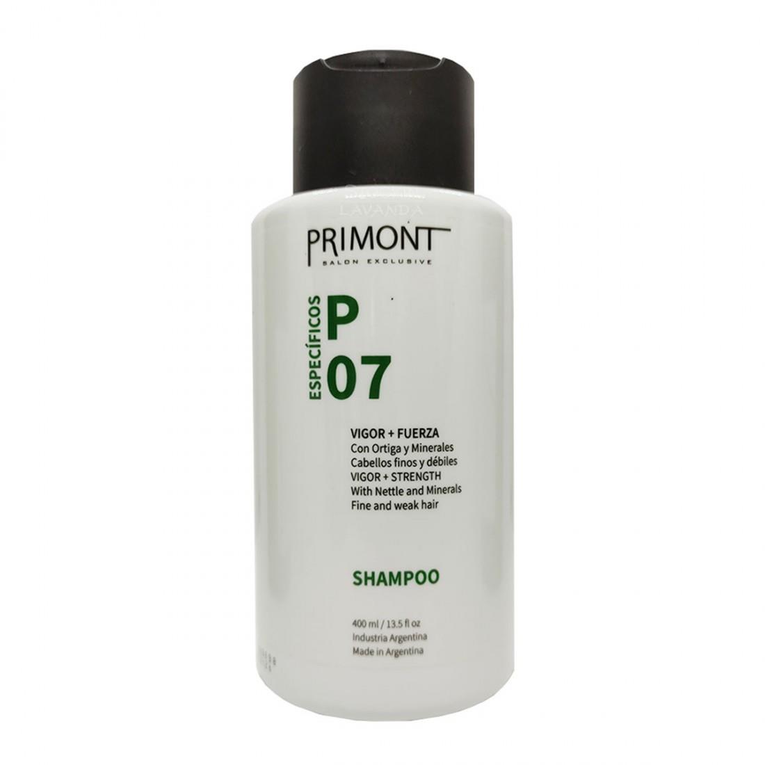 Shampoo Específico Ortiga Caída Primont P07 400ml