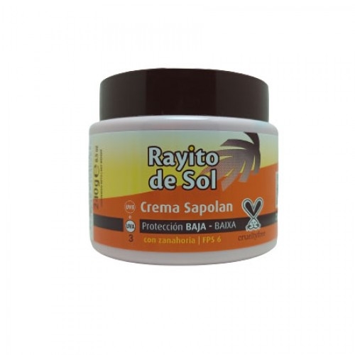 Sapolan Crema con Zanahoria FPS6 240g Rayito de Sol
