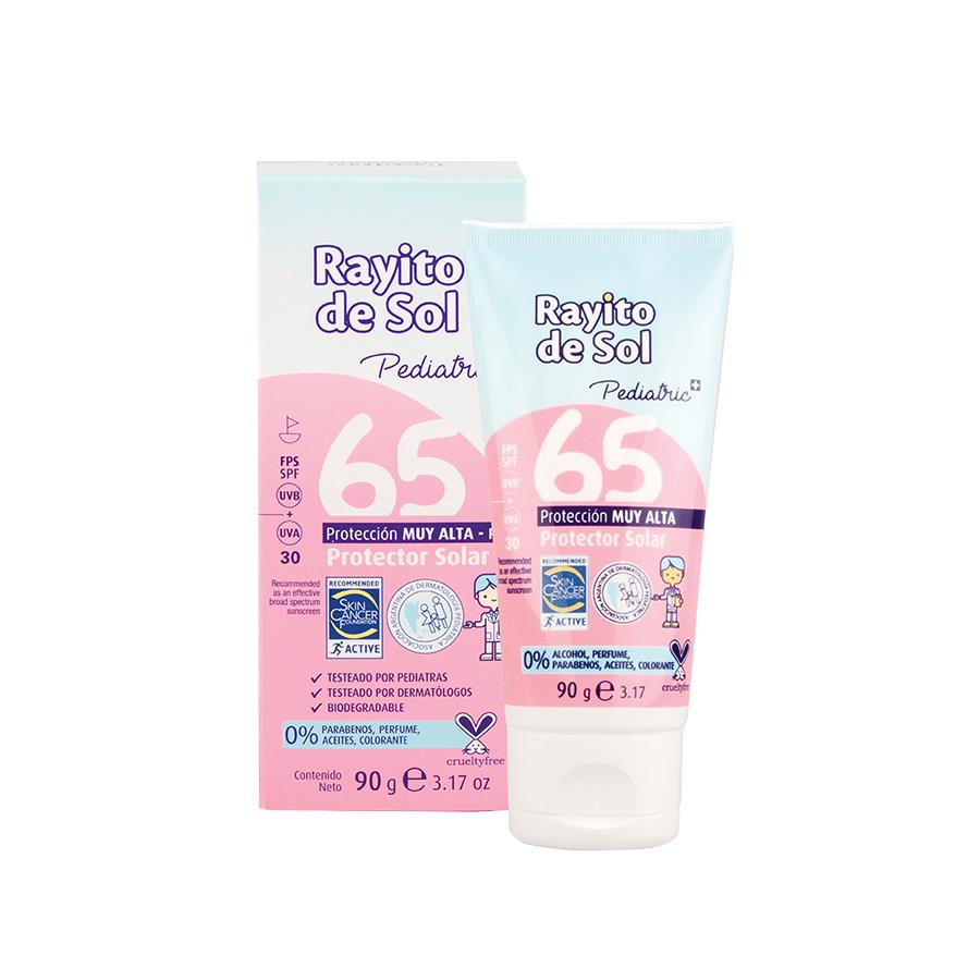 Pediatric Protector Solar Bebés FPS65 90g Rayito de Sol