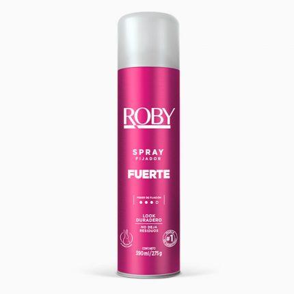 Fijador Fuerte en Spray 390 ml Roby