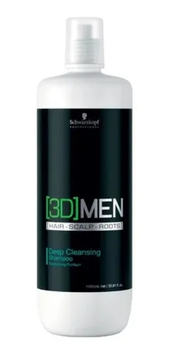 Shampoo Antigrasa 3D Men Schwarzkopf 1L