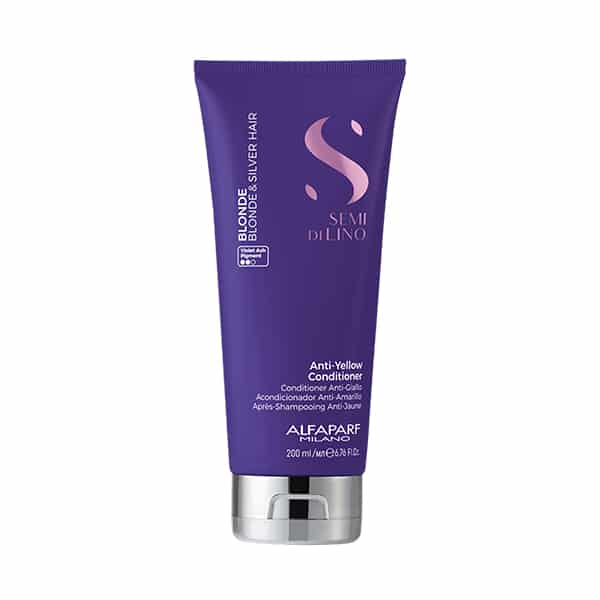 Acondicionador Anti-Yellow Semi di Lino Blonde 200ml Alfaparf