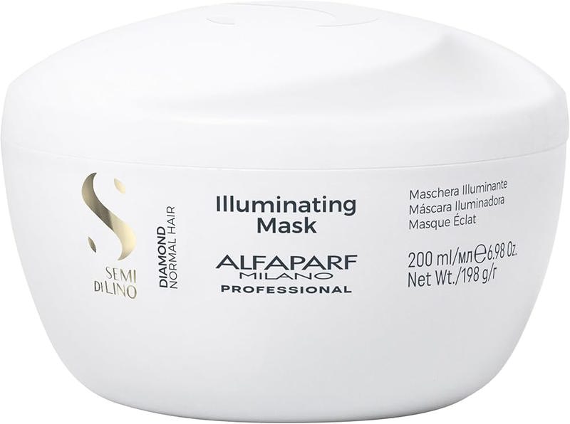 Máscara Iluminadora Semi di Lino Diamond 200ml Alfaparf