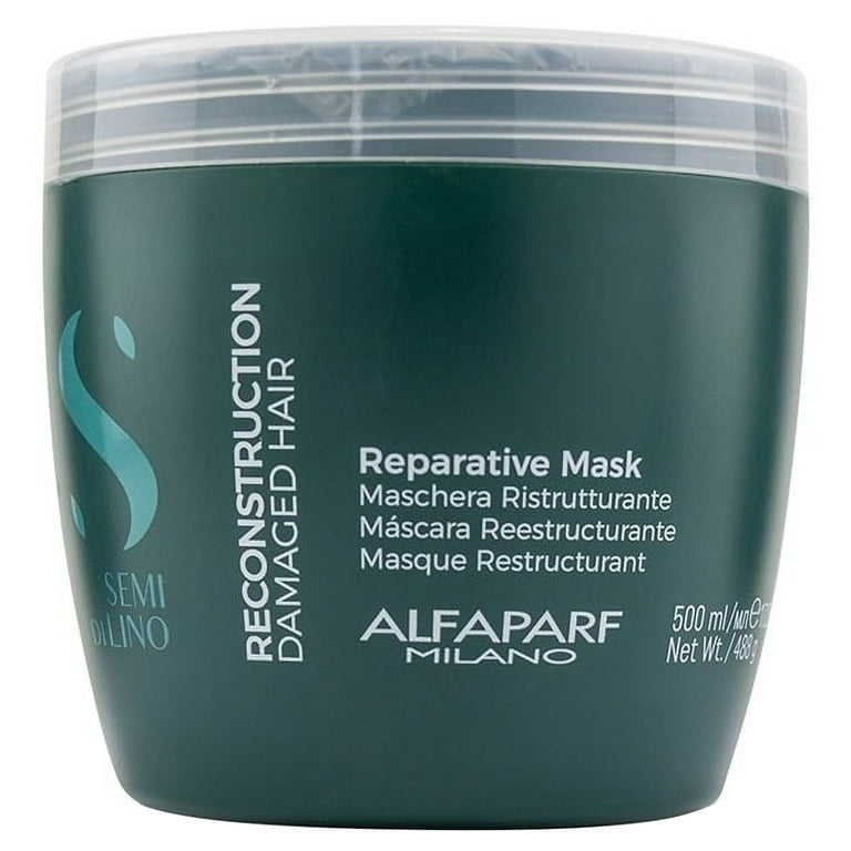 Máscara Reparadora Semi di Lino Reconstruction 500ml Alfaparf