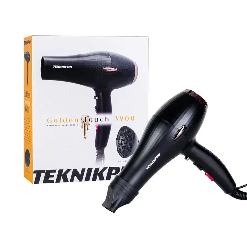 Secador Golden Touch Con Difusor Teknipro