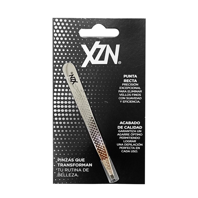 Pinza Para Depilar Dorada Punta Recta XZN