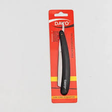 Navaja Barbero Metal Mango Negro Dayo