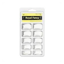 Tips Decorativos Medianos Blancos, 100 Unidades Royal Fancy