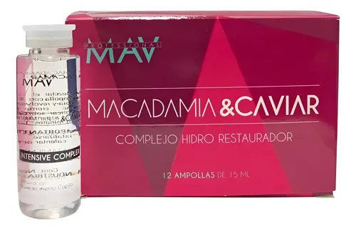 Ampolla Macadamia y Caviar 15 ml Mav