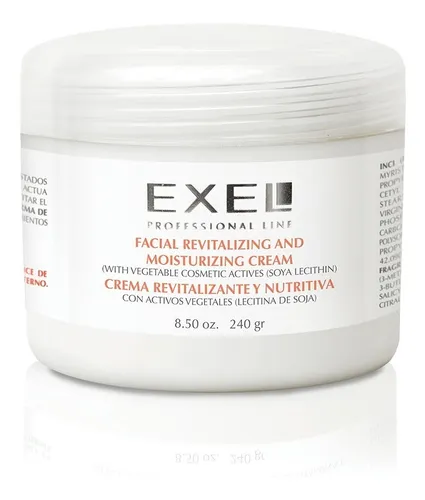 Crema Revitalizante y Nutritiva con Lecitina de Soja Exel 240g