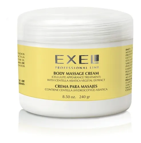 Crema para Masajes con Centella Asiática Exel 240g