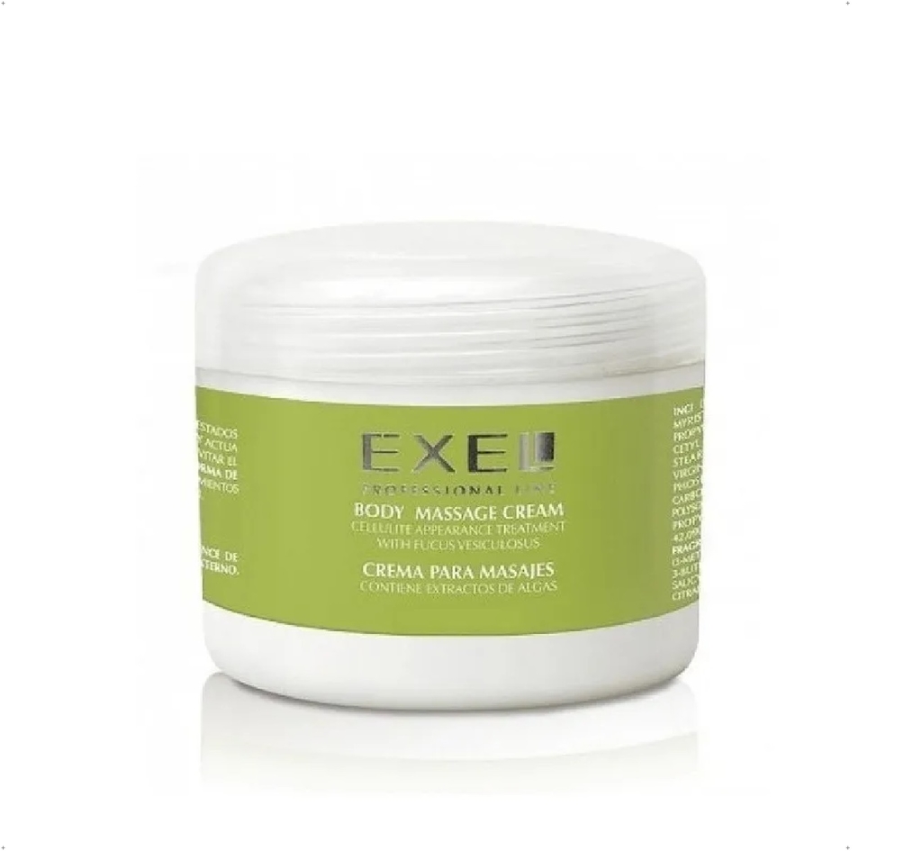 Crema para Masajes con Extracto de Algas Exel 500g