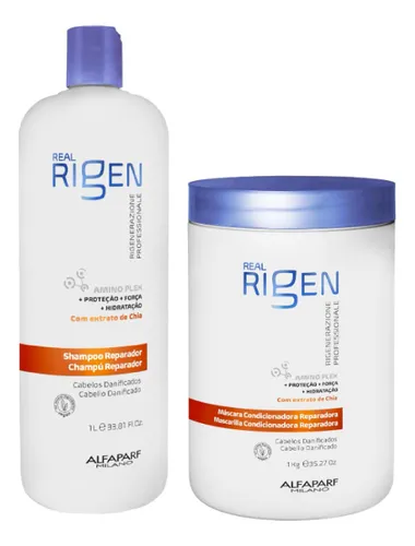 Shampoo Base Ácida Real Rigen Repair 1L Alfaparf