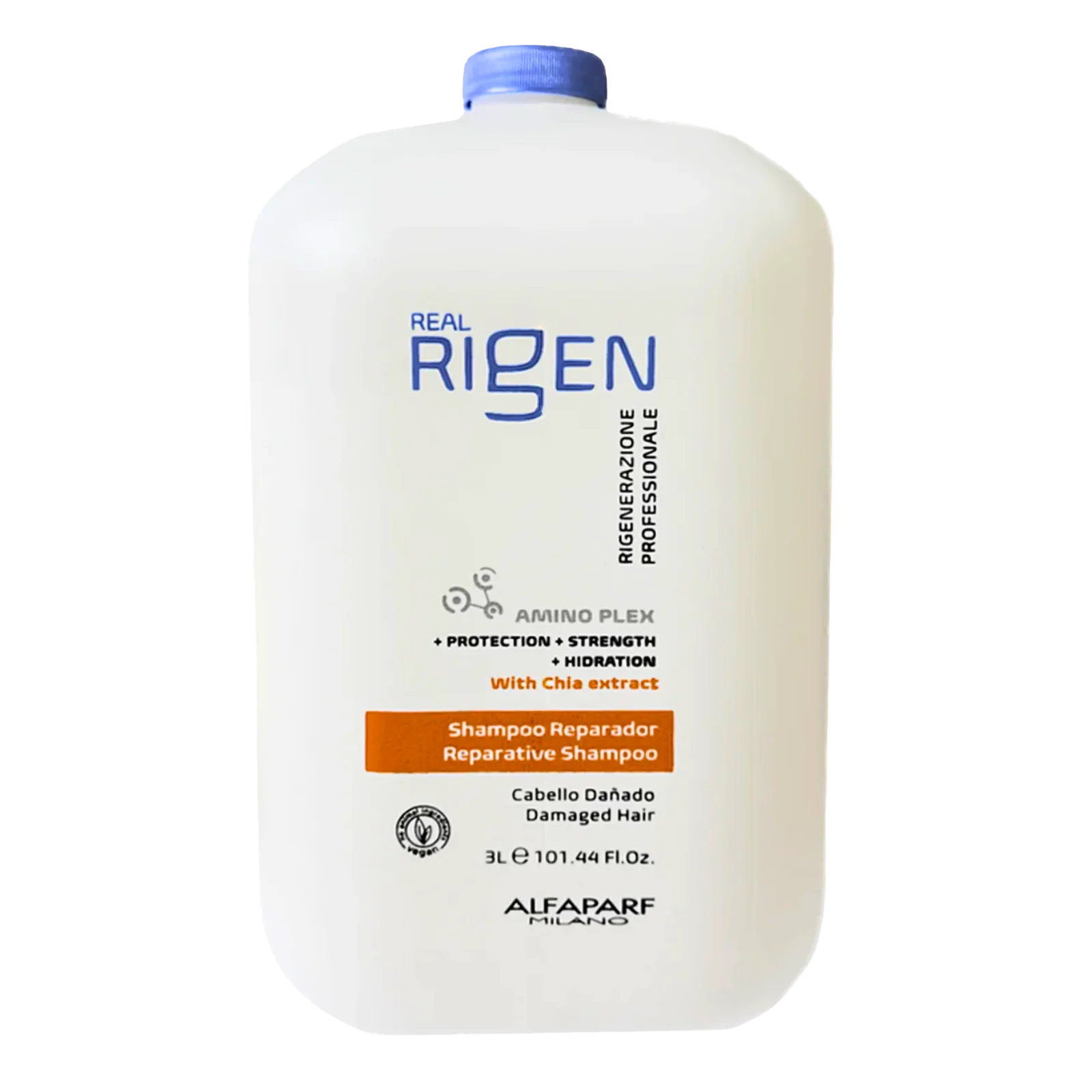 Shampoo Base Ácida Real Rigen Repair 3L Alfaparf