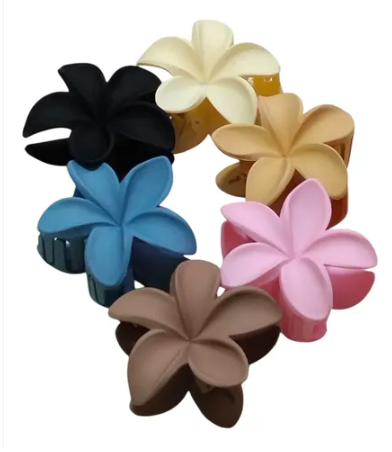 BROCHE FLOR 6 CM COLORES VARIOS