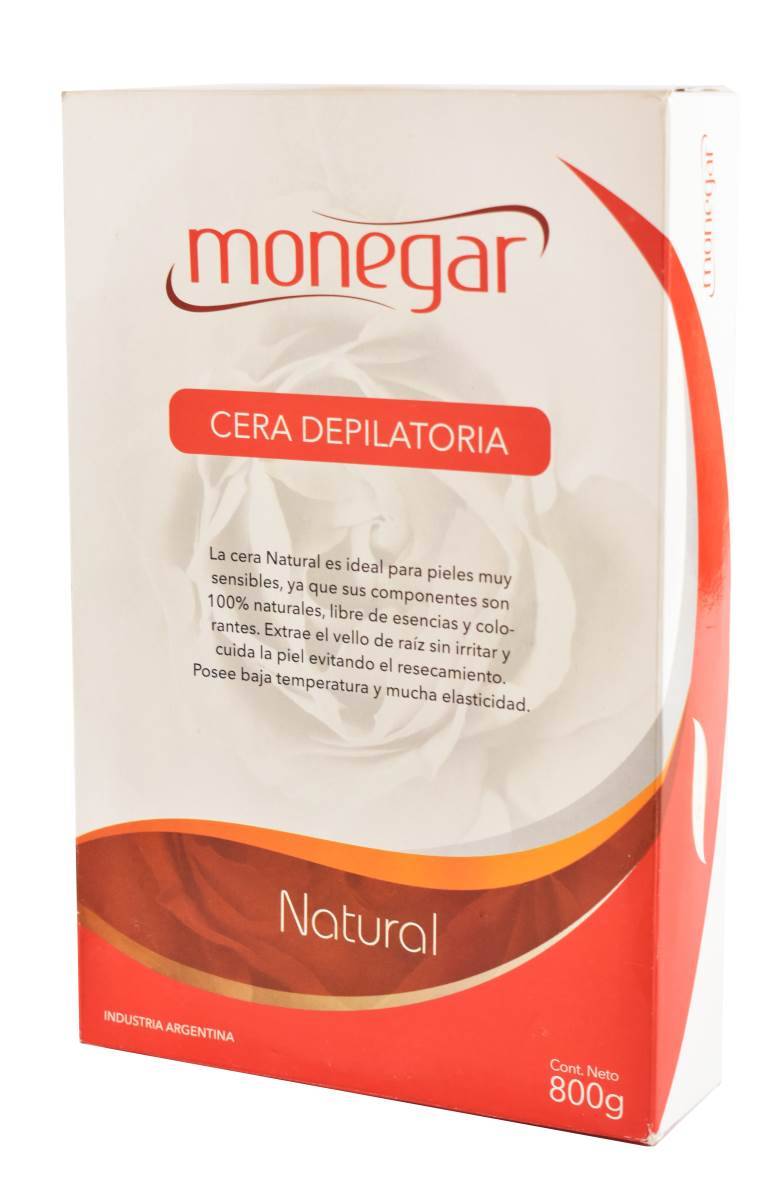 Cera Depilatoria Vegetal Monegar 800g