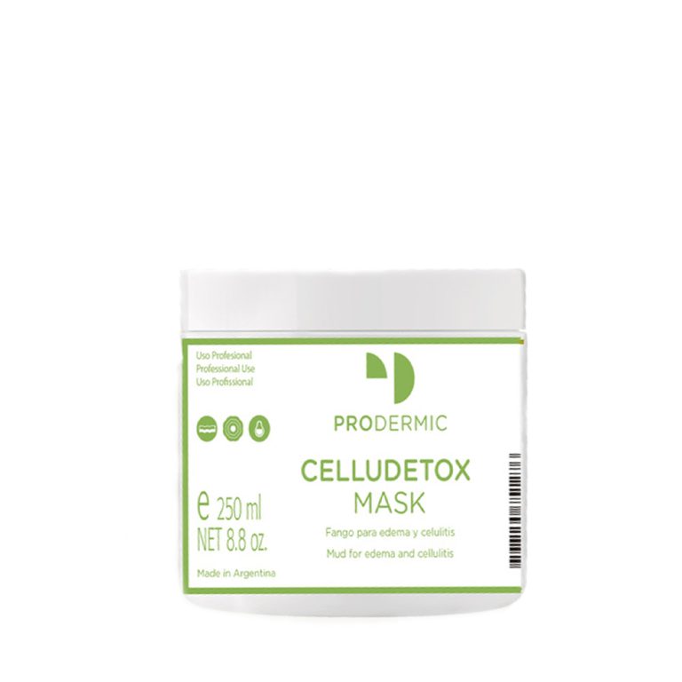 Máscara Corporal Yellow Mud CelluDetox Mask 250g Prodermic