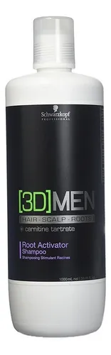 Shampoo Activador de Raíces 3D Men Schwarzkopf 1L