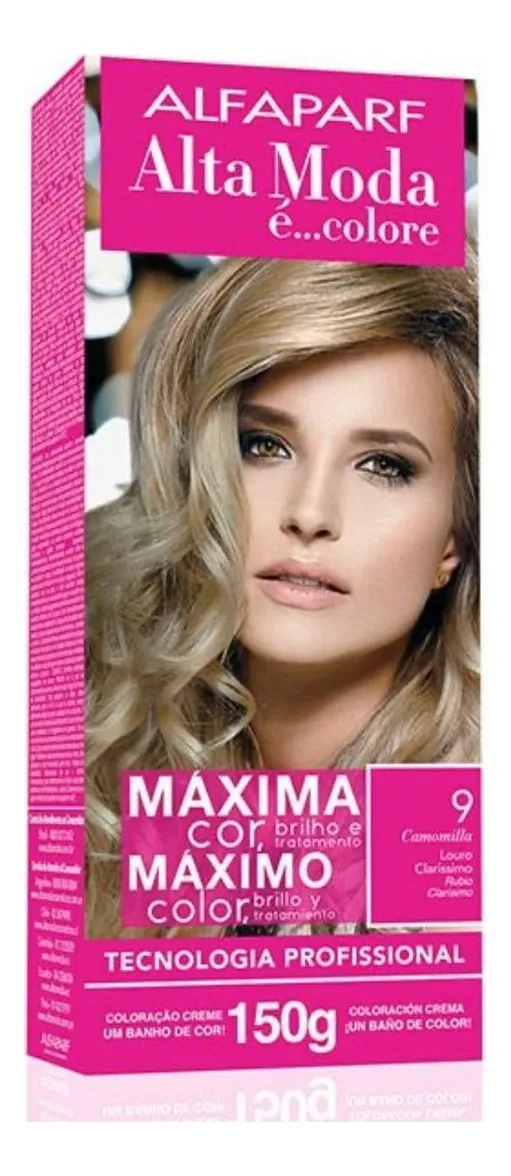Coloración Alta Moda Kit 9 x 150 Grs.