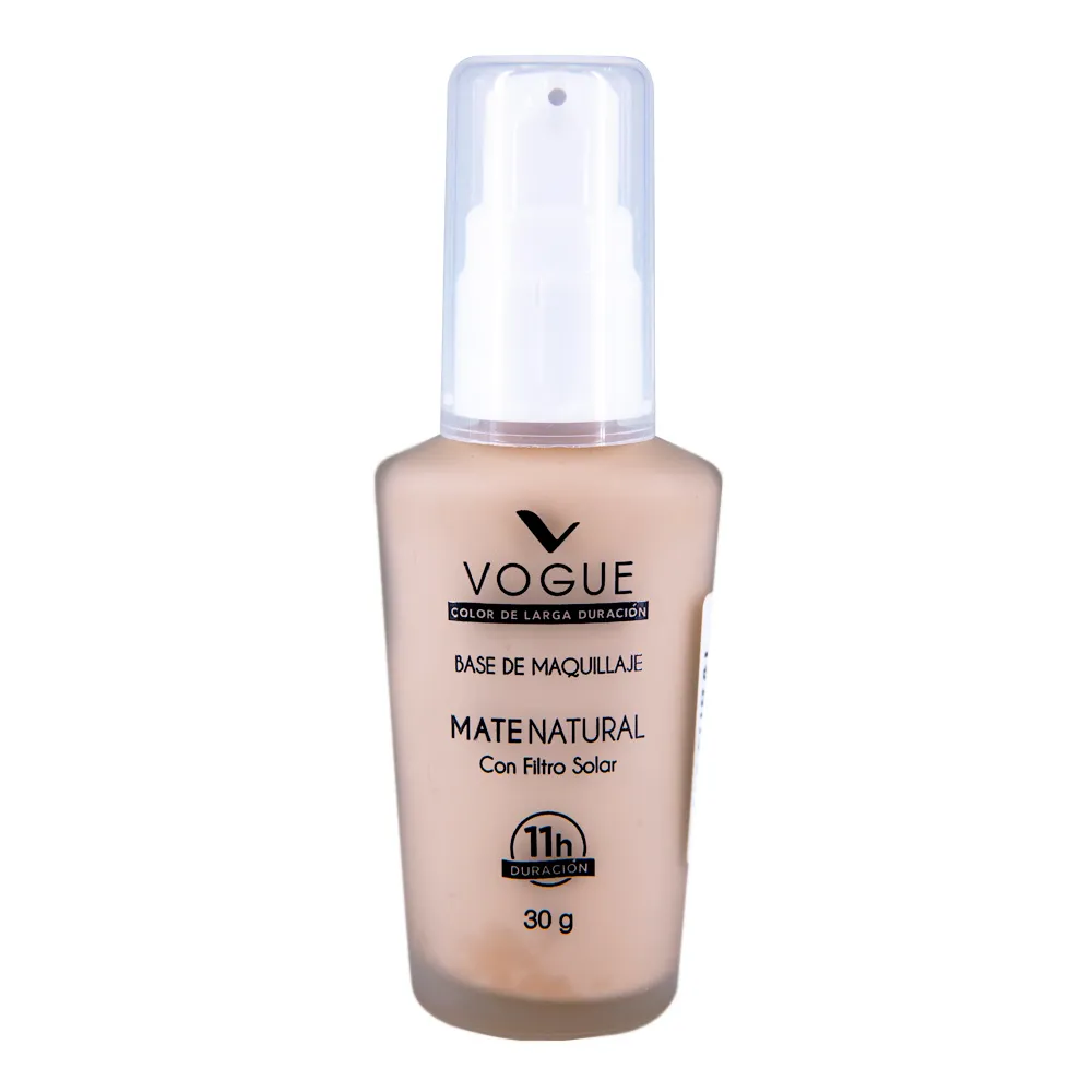 Base de Maquillaje Mate Natural 30 gr Vogue