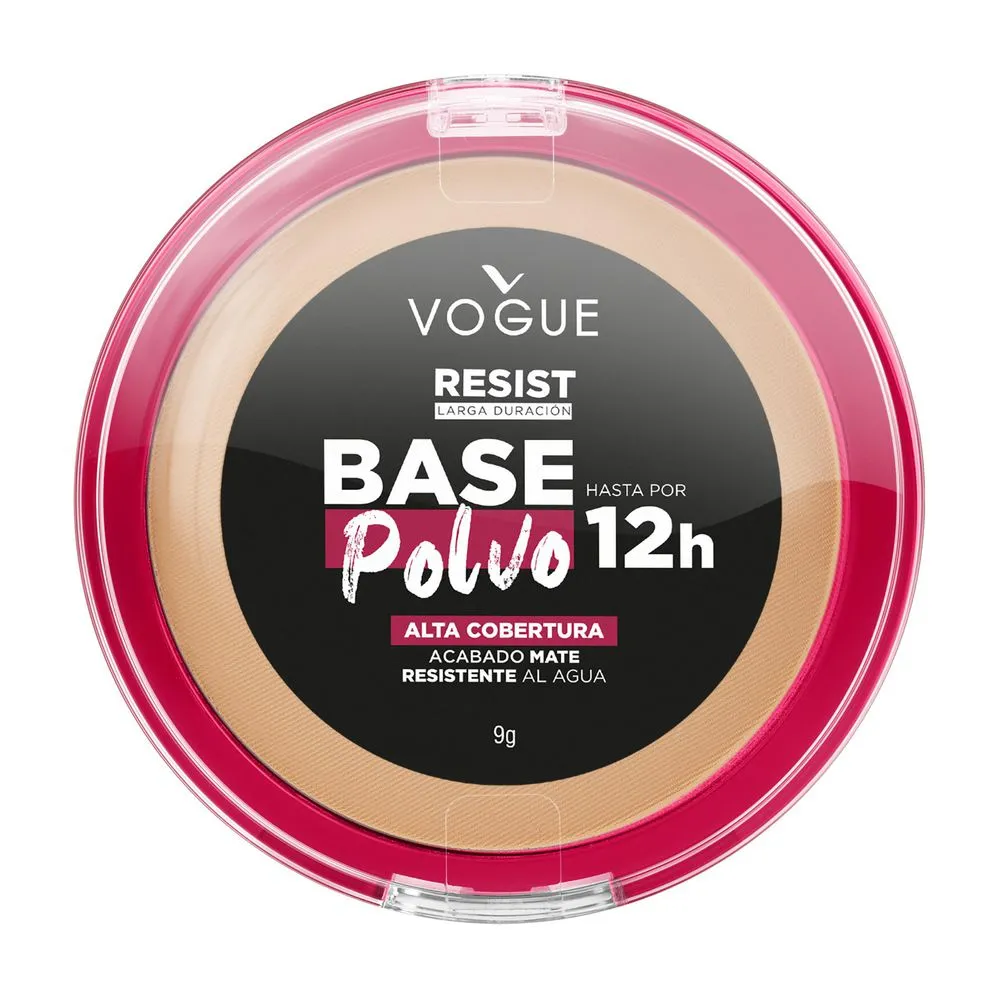 Base en Polvo Vogue Resist 12 Horas, 9 grs Vogue