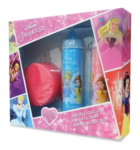 Jabón Líquido para Pintar Azulejos Disney Princesas